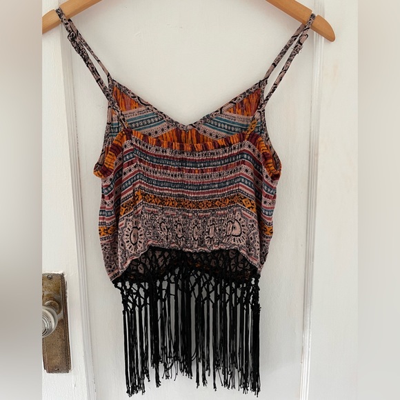 Baby tank with Fringe/Tassles - Picture 2 of 2
